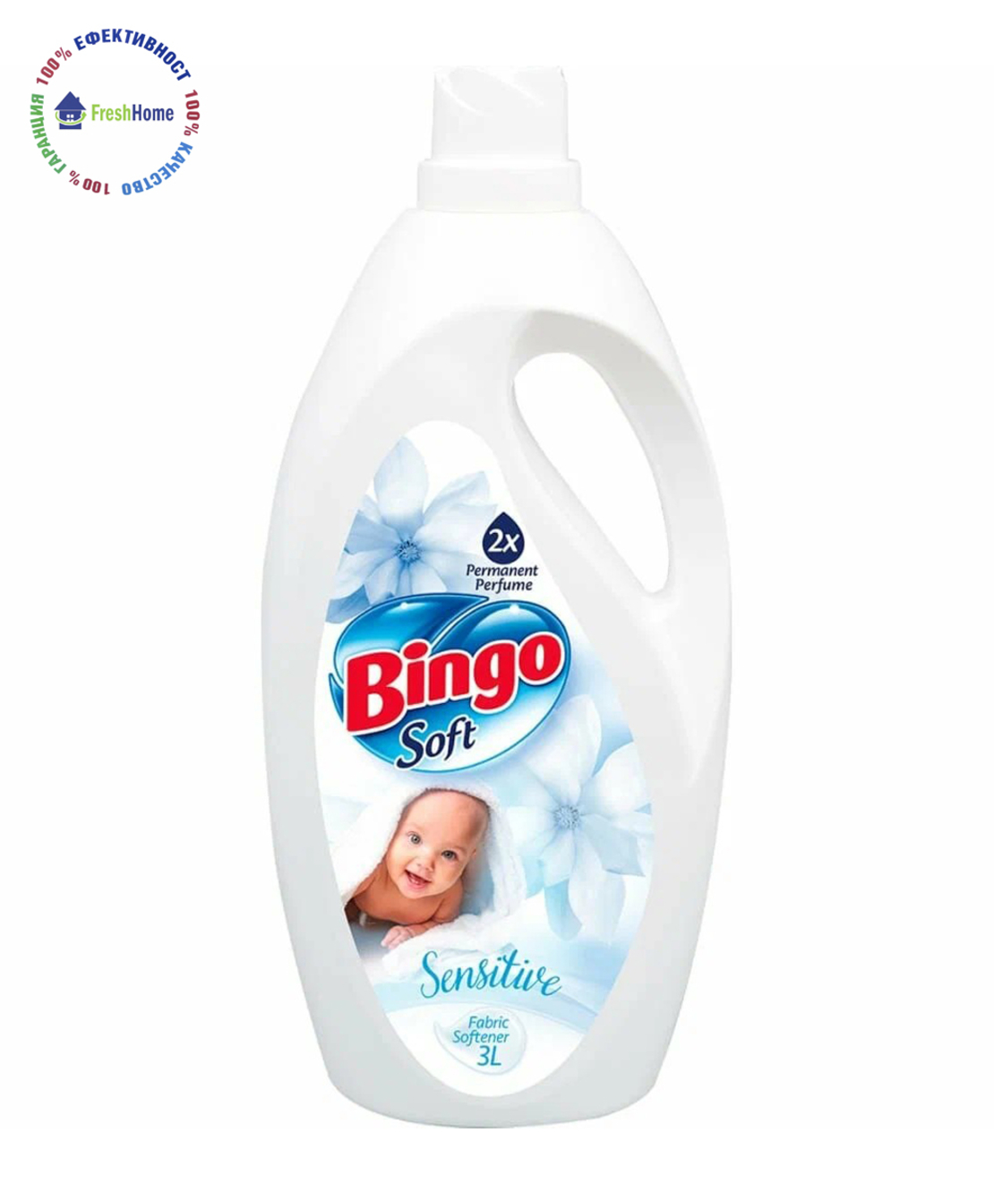 Bingo Soft SENSTIVE Омекотител за тъкани 3л.