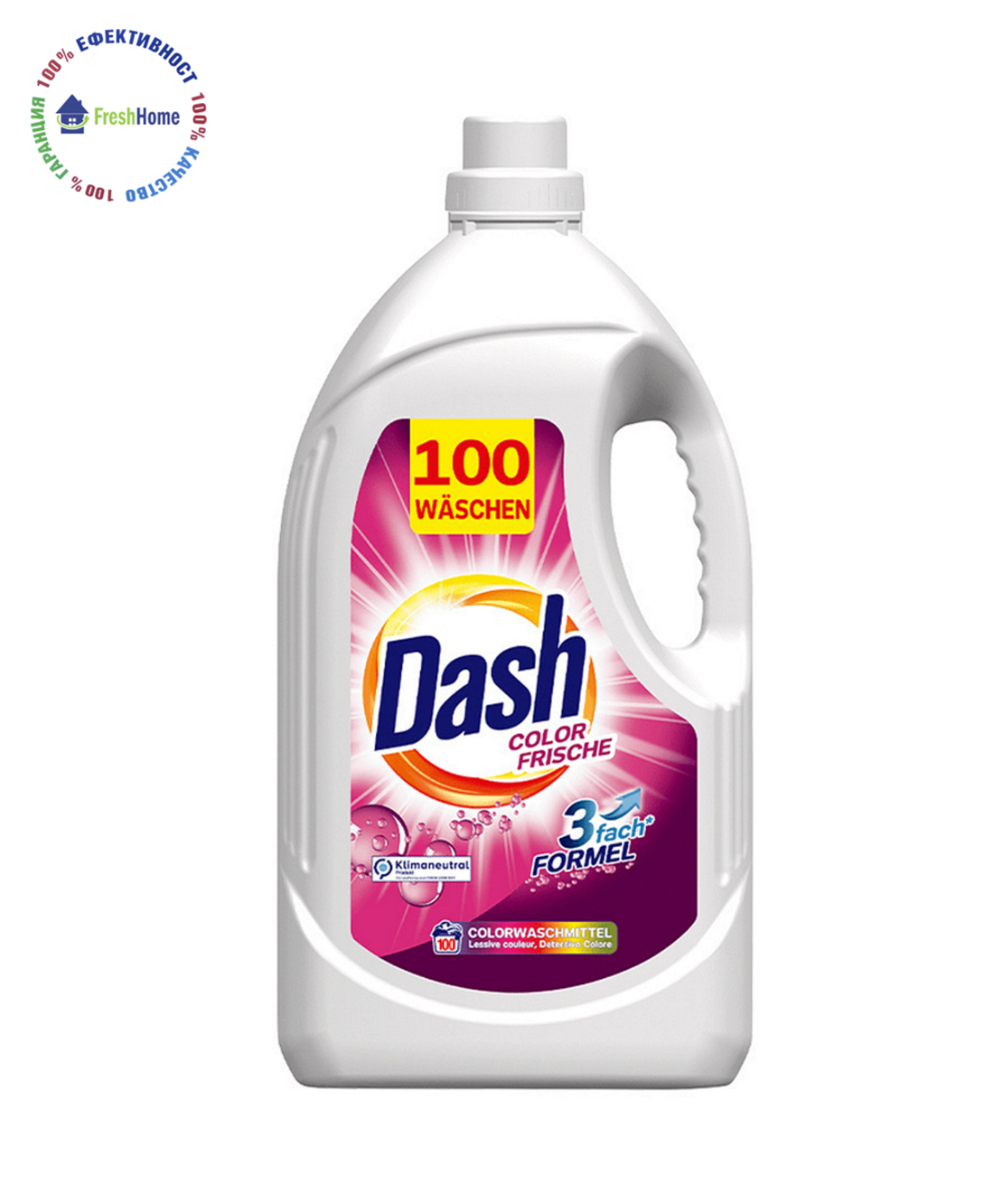 Dash Color Frische течен прах за цветно пране 100 пранета / 5 л