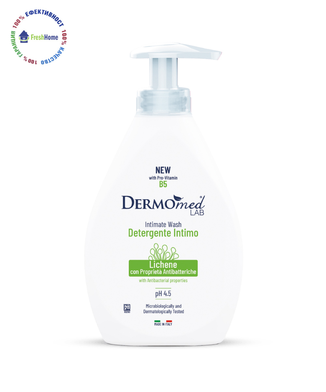 DERMOmed Lichene антибактериален интимен гел, 250 ml.
