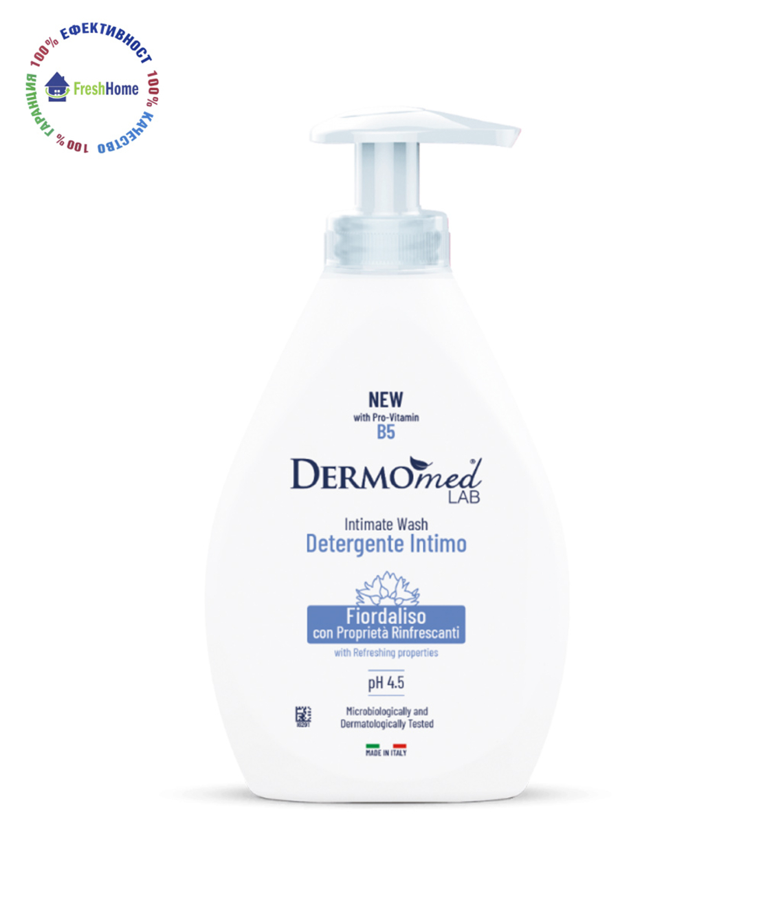 DERMOmed Fiordaliso гел за деликатна интимна хигиена, 250 ml.