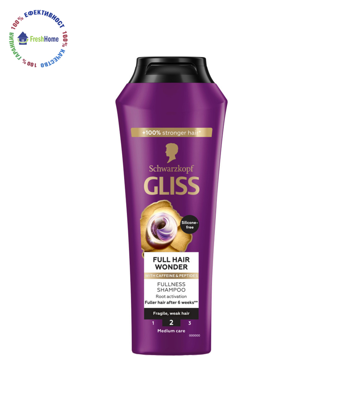 GLISS Schwarzkopf FULL HAIR WONDER Шампоан 400 мл.