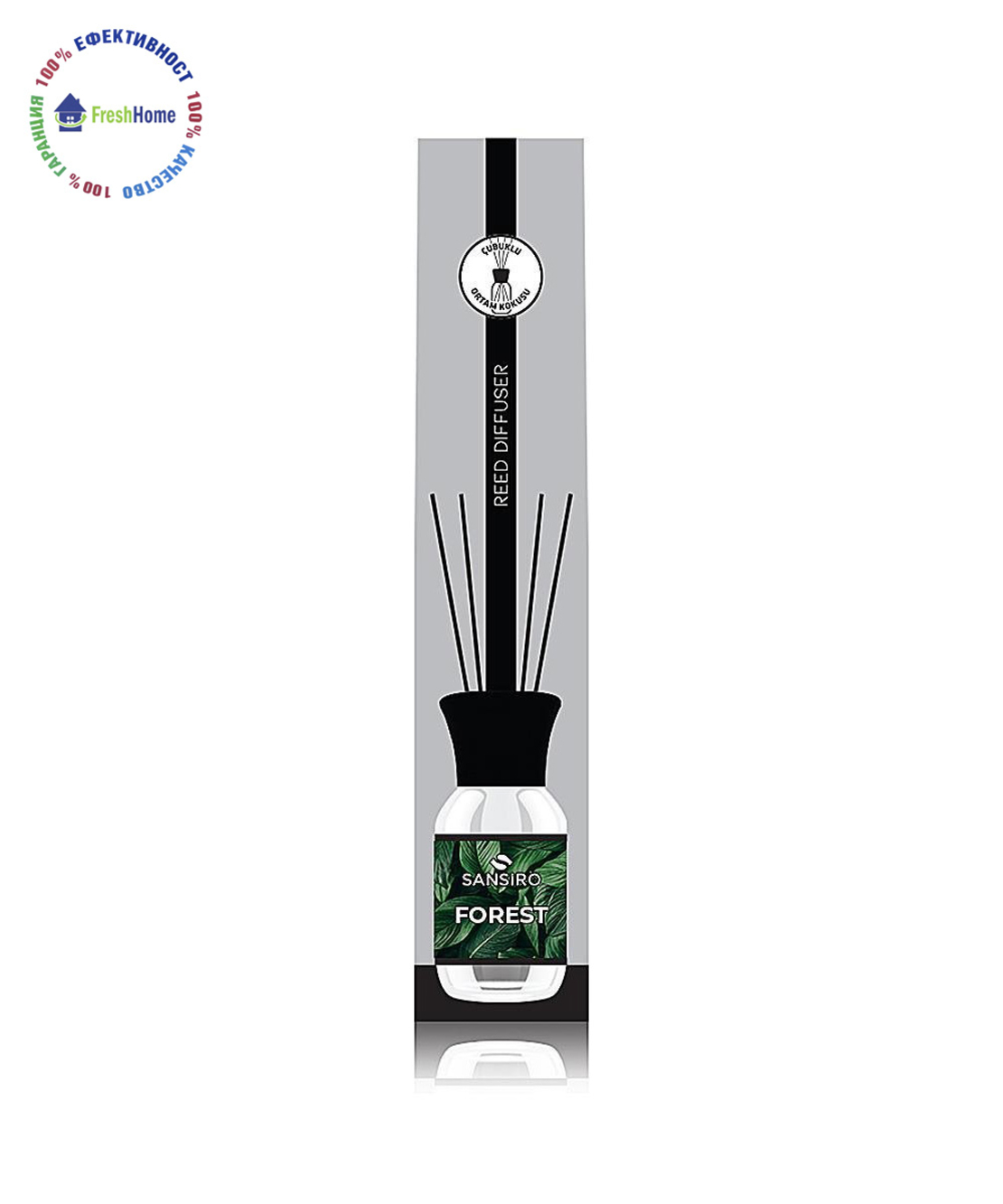 SANSIRO FOREST 100 ml. Ароматизатор за въздух с бамбукови пръчки
