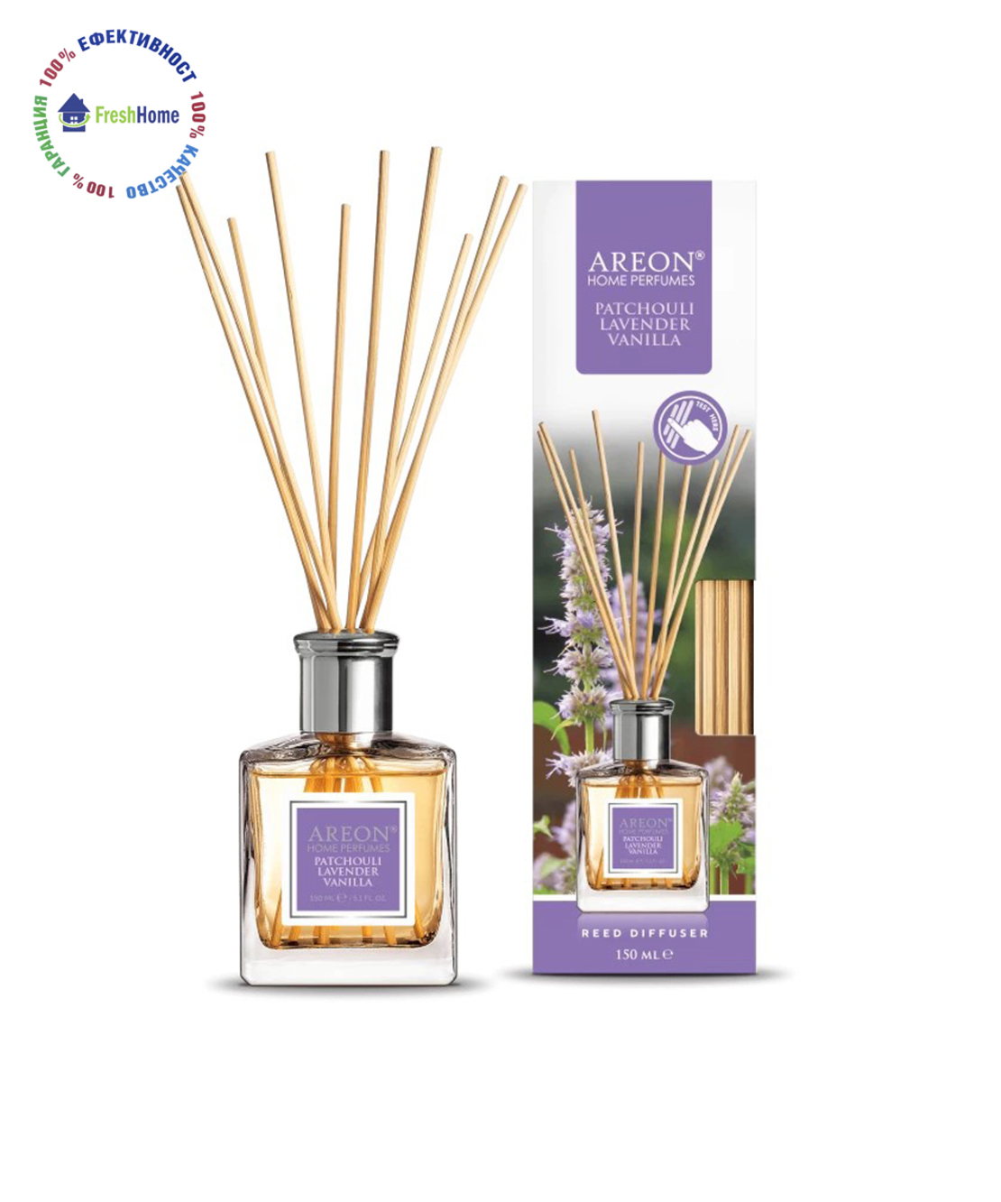 AREON HOME PERFUMES PATCHOULI LAVENDER VANILLA 150 ml. парфюм за дома/ офиса