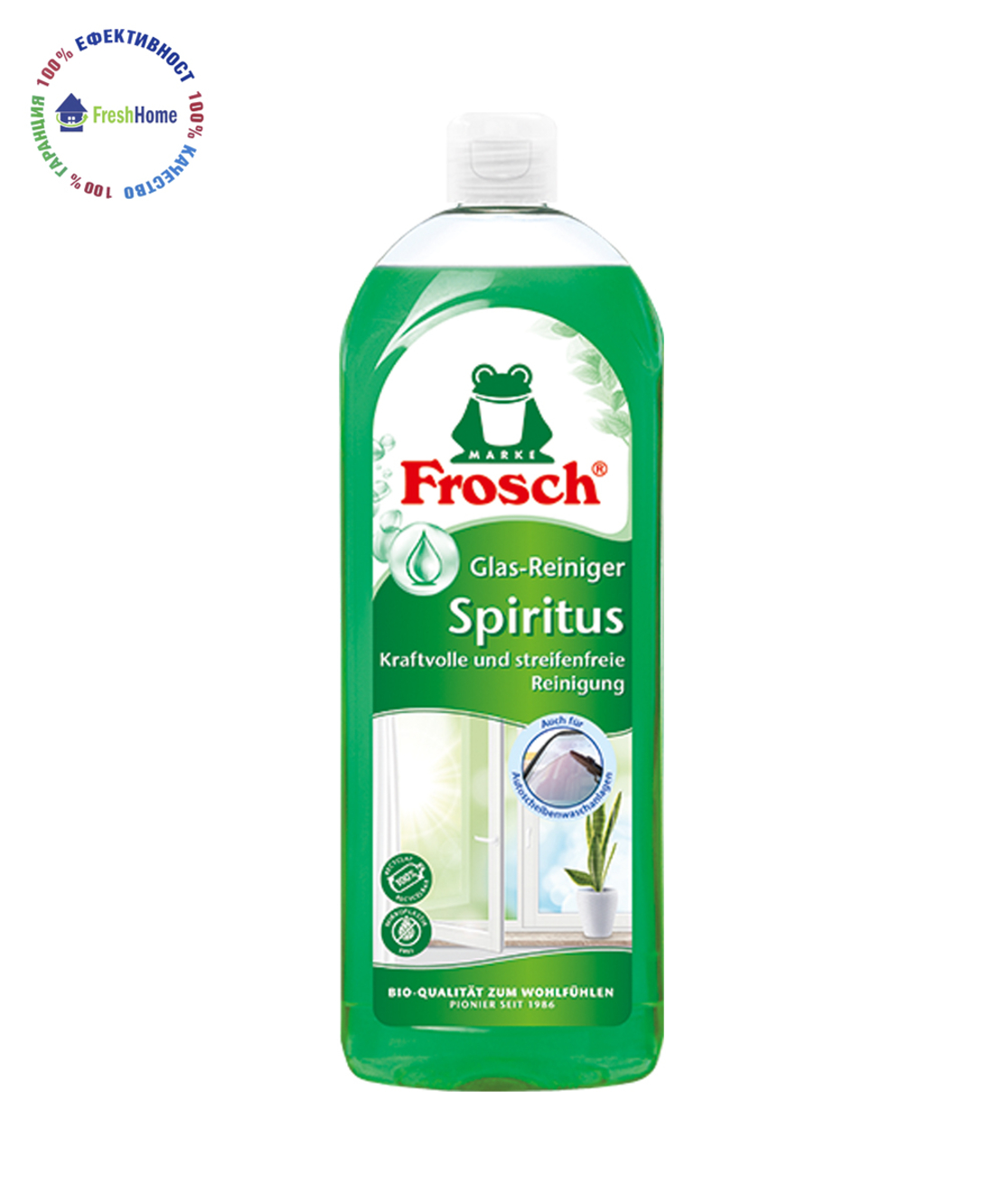 Frosch Bio Spiritus препарат за стъкла спрей 750 мл.