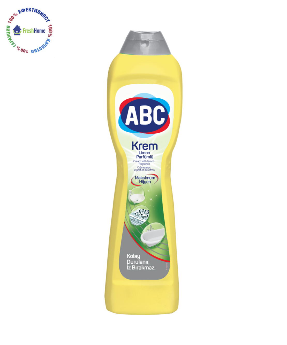 ABC почистващ крем Лимон, 500 мл.
