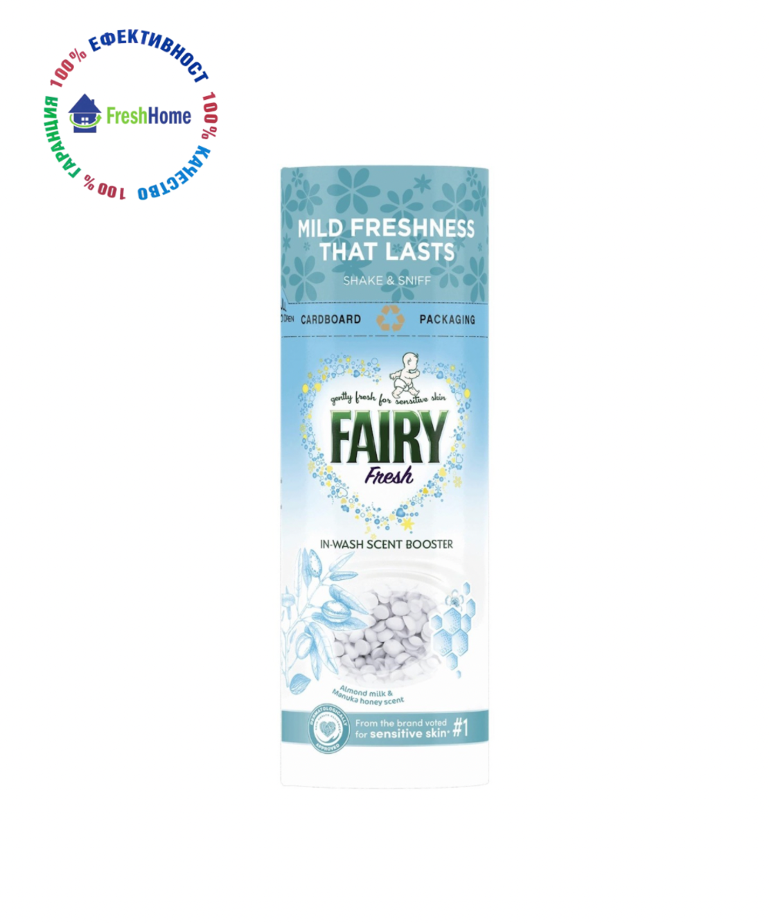 FAIRY Fresh booster Almond milk & Manuca honey scent парфюмни перли 176 g.