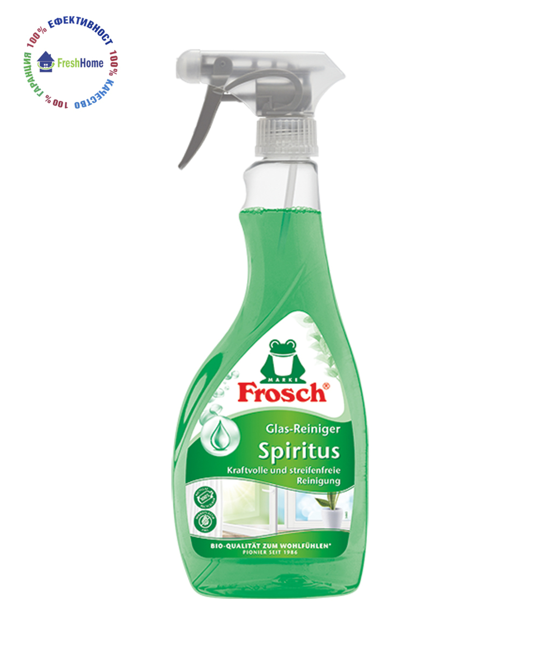 Frosch Bio Spiritus препарат за стъкла спрей 500 мл.