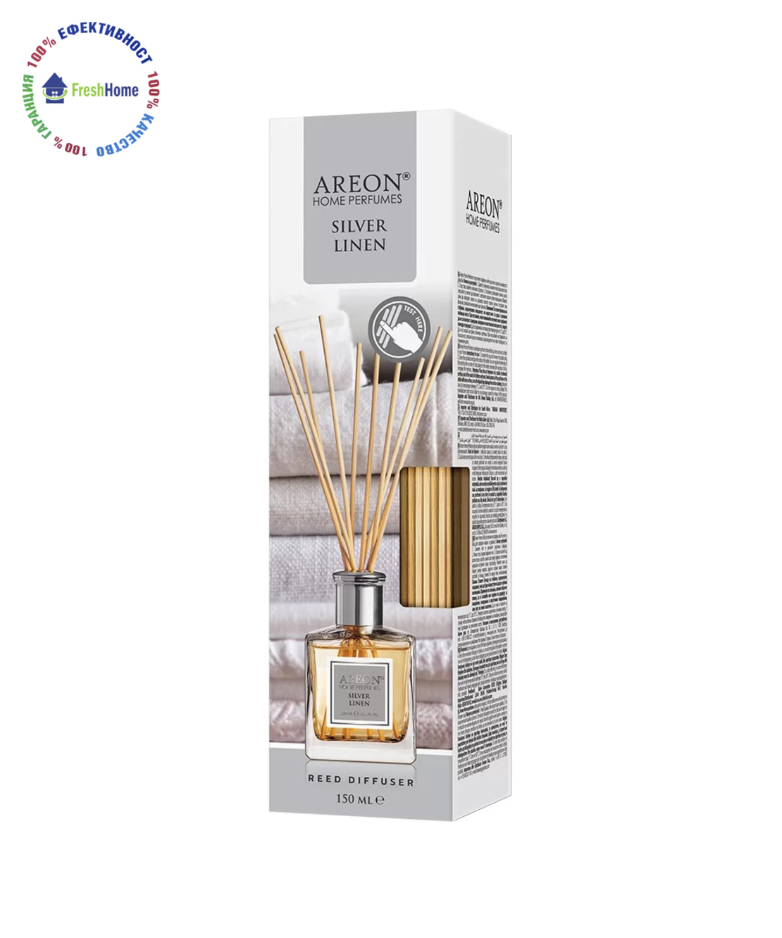 AREON HOME PERFUMES SILVER LINEN 150 ml. парфюм за дома/ офиса