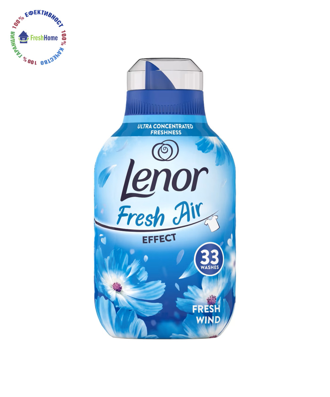 Lenor Fresh Air FRESH WIND – омекотител за тъкани 33 пранета / 462 мл.