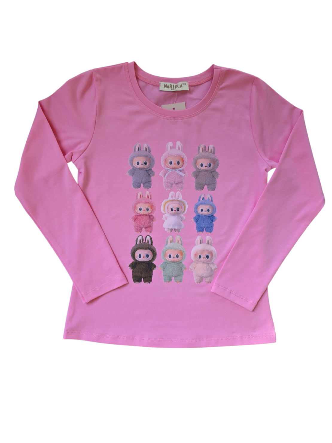 Детска блуза Лабубу в розов цвят