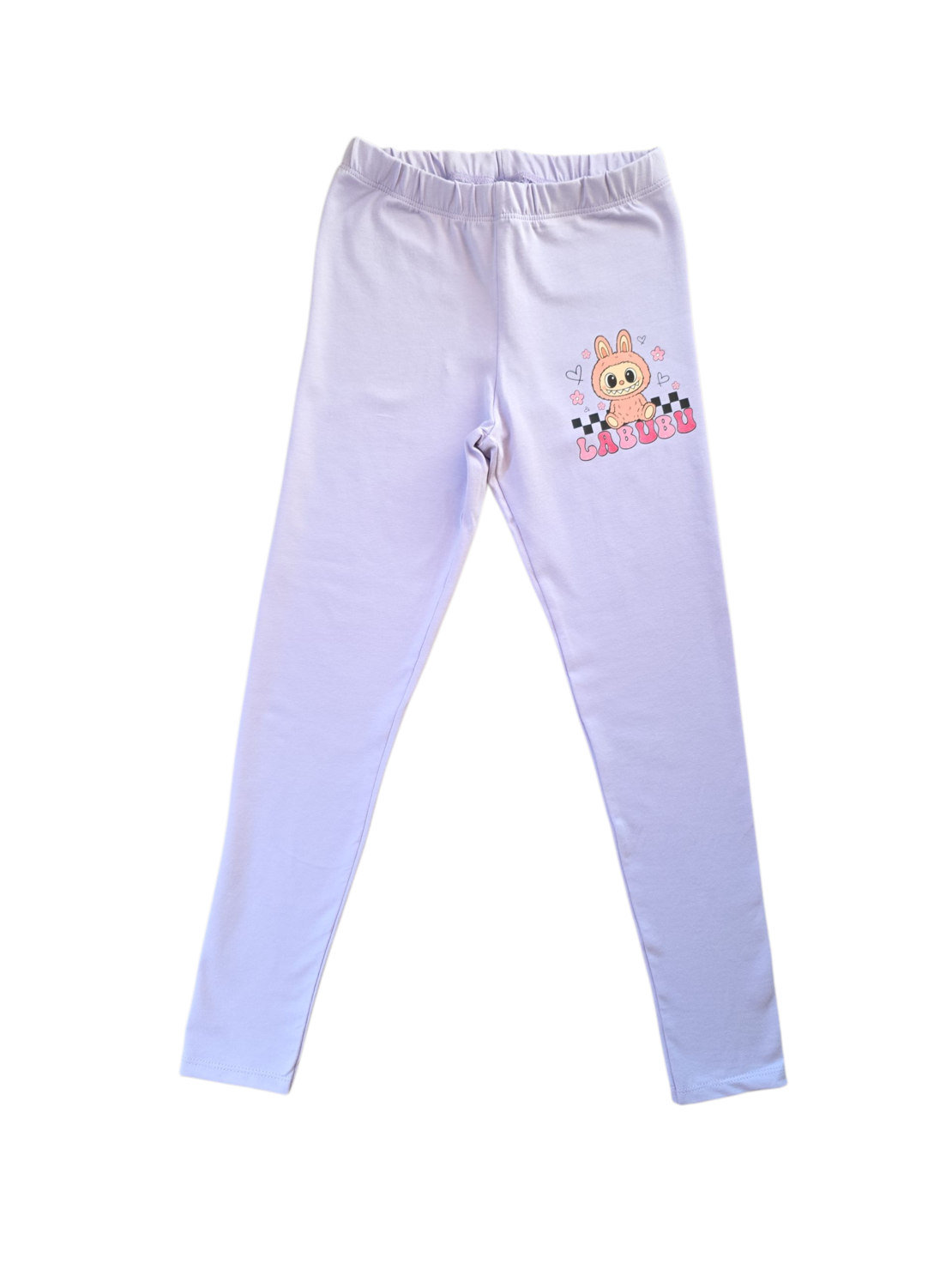 Детски клин Лабубу в нежен лилав цвят