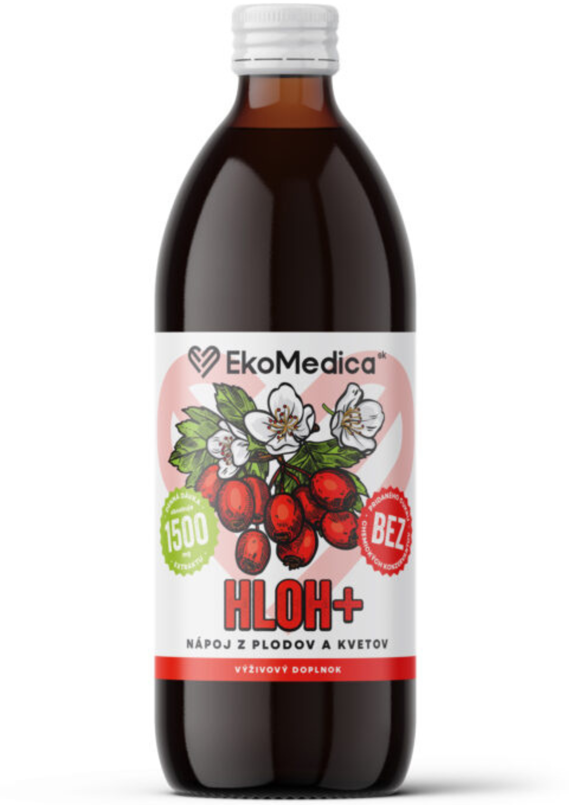 ГЛОГ (Crataegus) -100%Течна хранителна добавка 500 мл