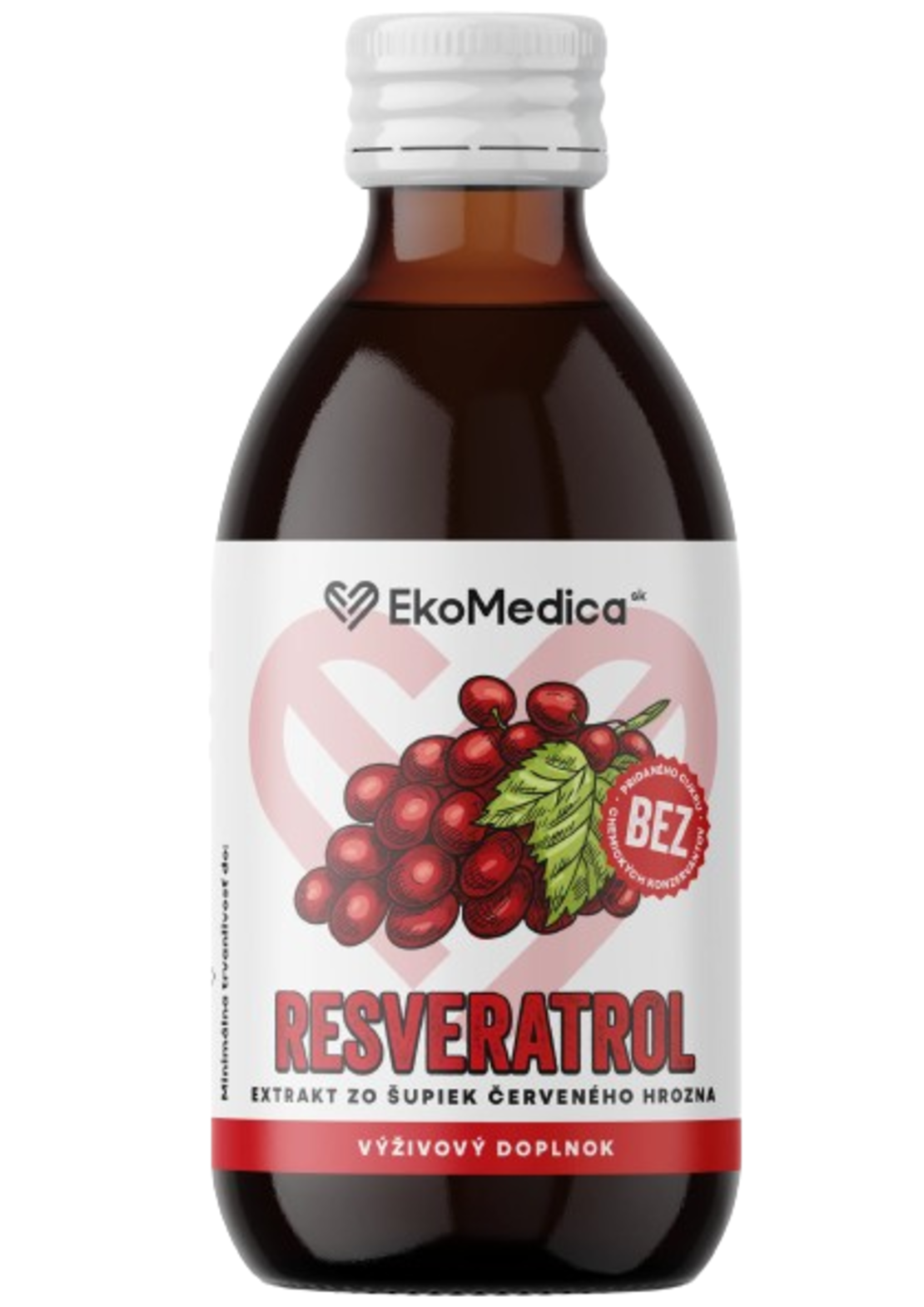 РЕСВЕРАТРОЛ  (Vitis vinifera)+(Rosa canina) - 100%Течна хранителна добавка 250 мл