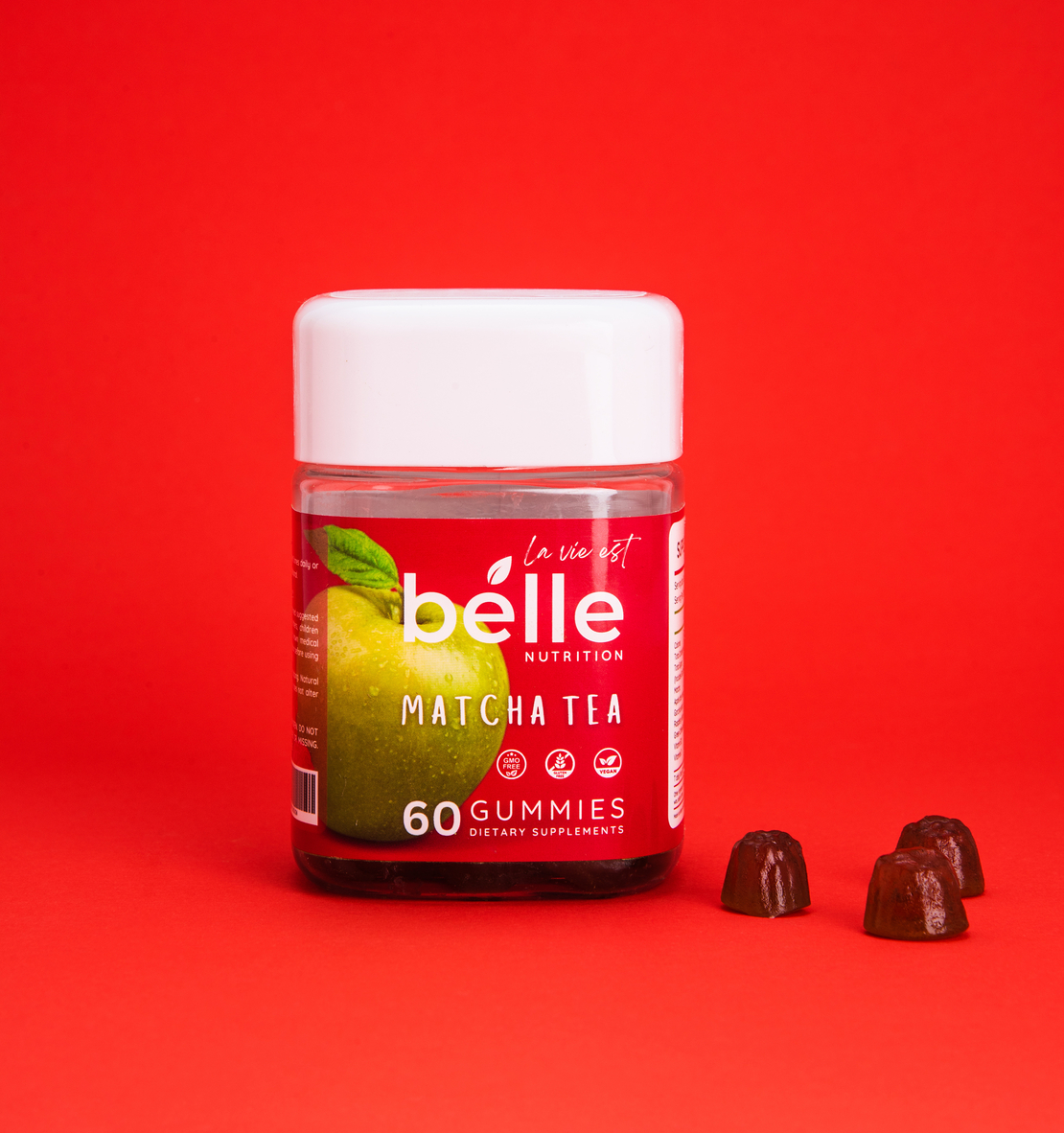 3 Belle Matcha Gummies