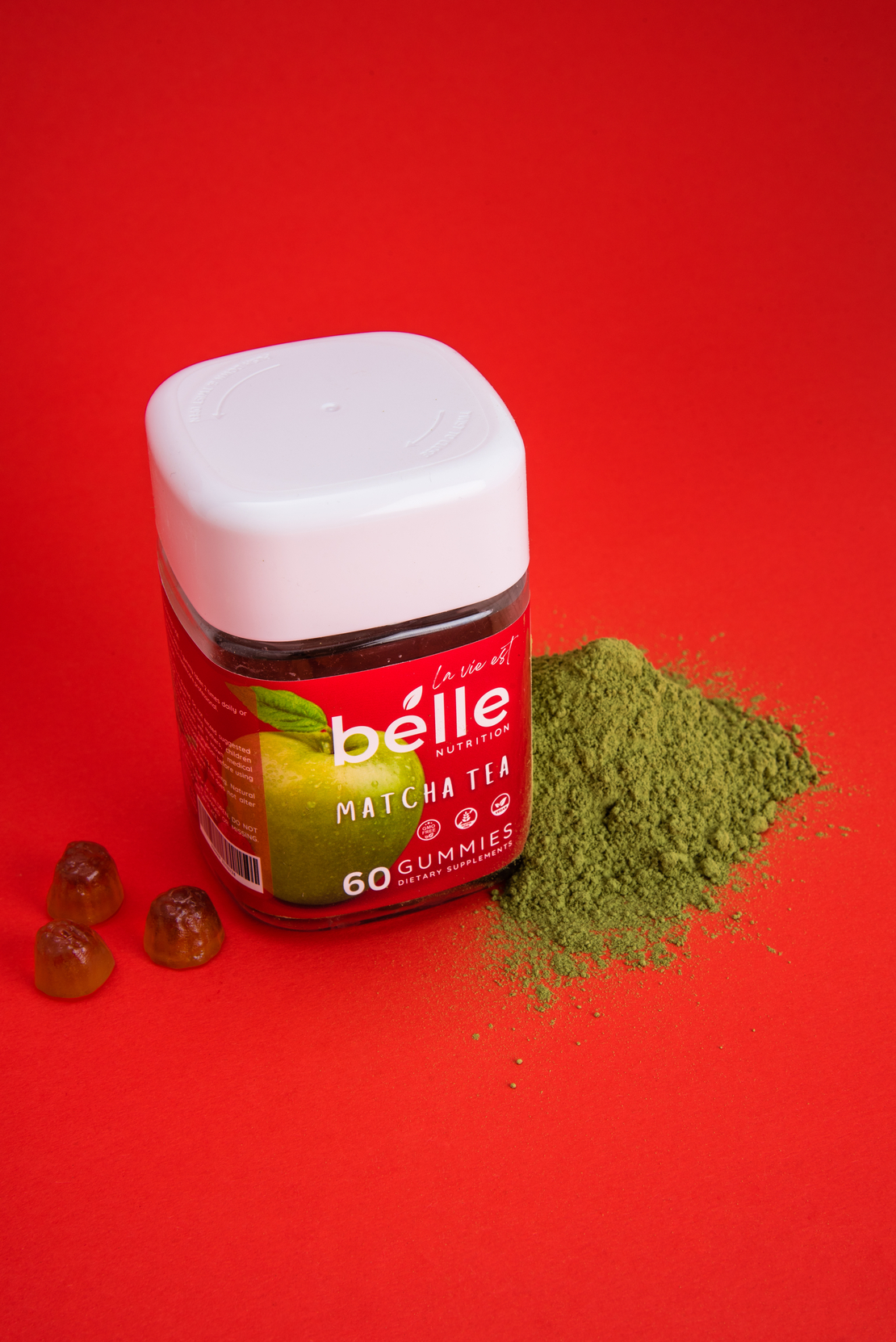 2 Belle Matcha Gummies