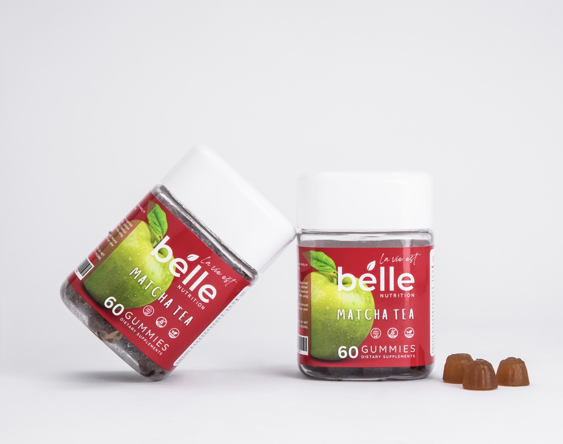 2 Belle Matcha Gummies