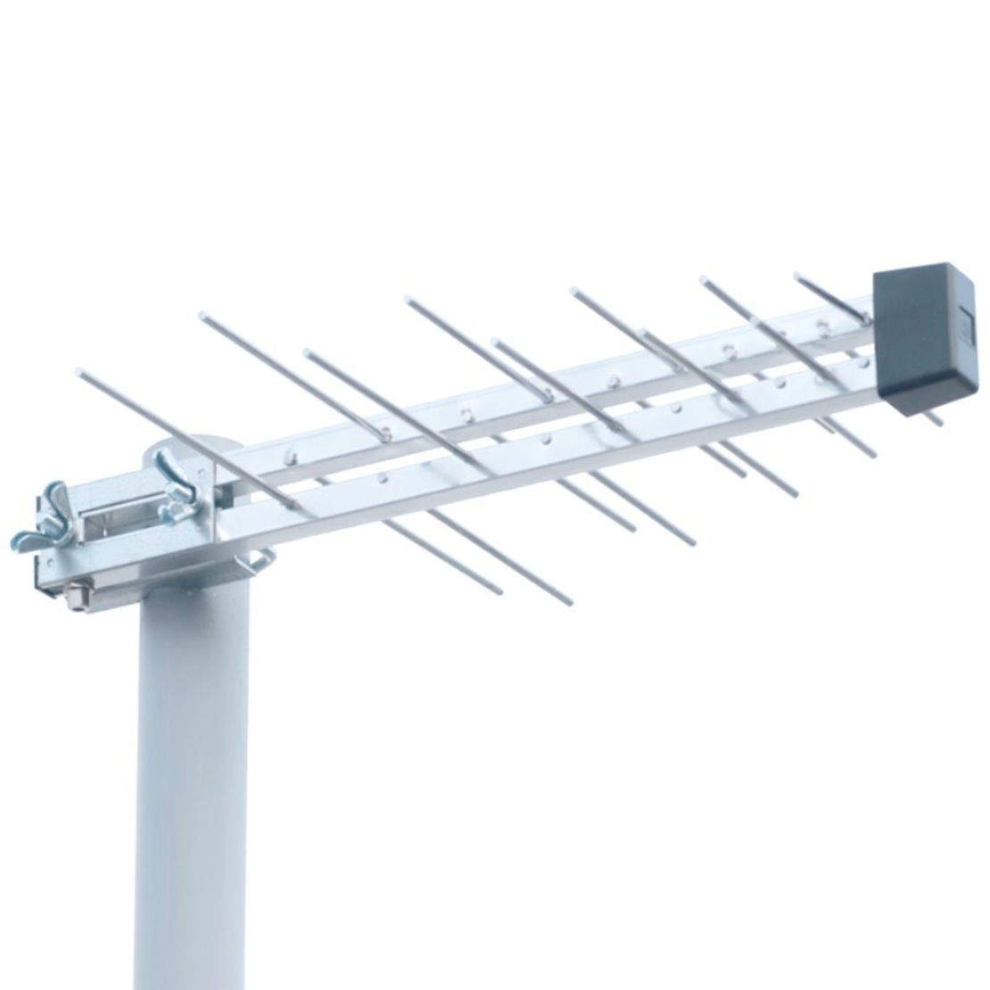 Външна ТВ антена за цифрова ефирна телевизия DVB-T/T2, 8dB, 8 метра кабел