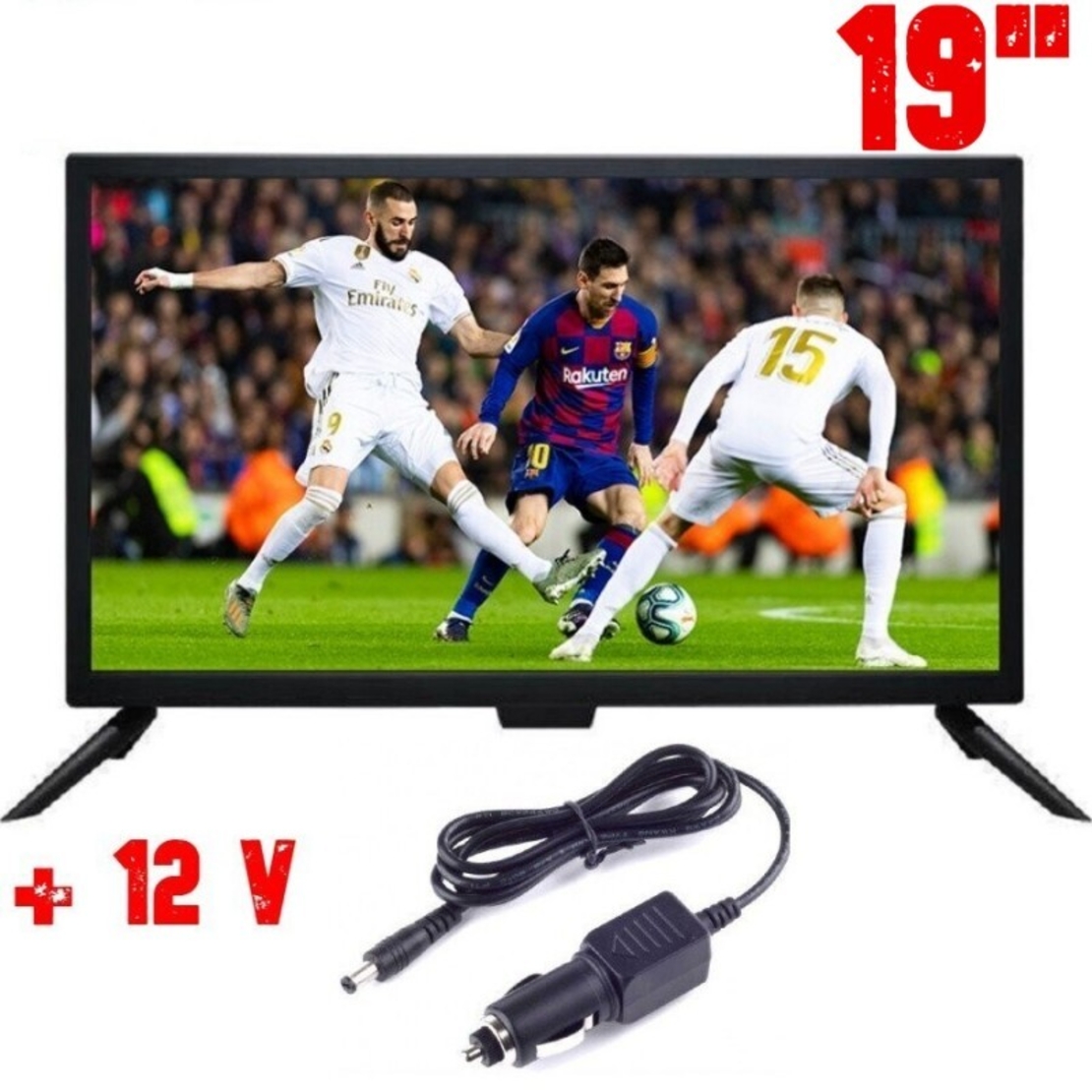 Телевизор NorthernCross NC-T19, 19 инча, 12 волта, DVB-T2, LED