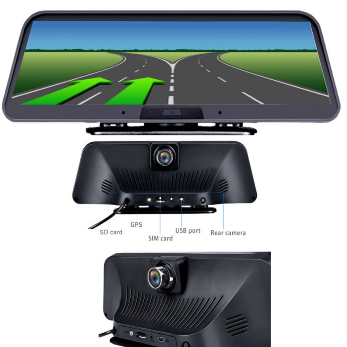 Мултимедийна система West Road WR-A101, Android, Wi-Fi, Bluetooth, 10 инча