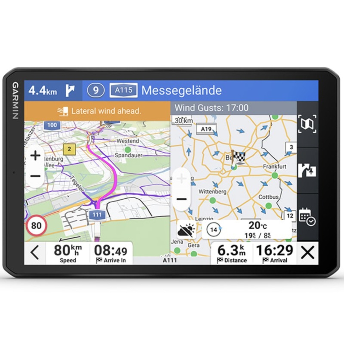 GPS навигация за Камион Garmin Dezl LGV820 MT-D
