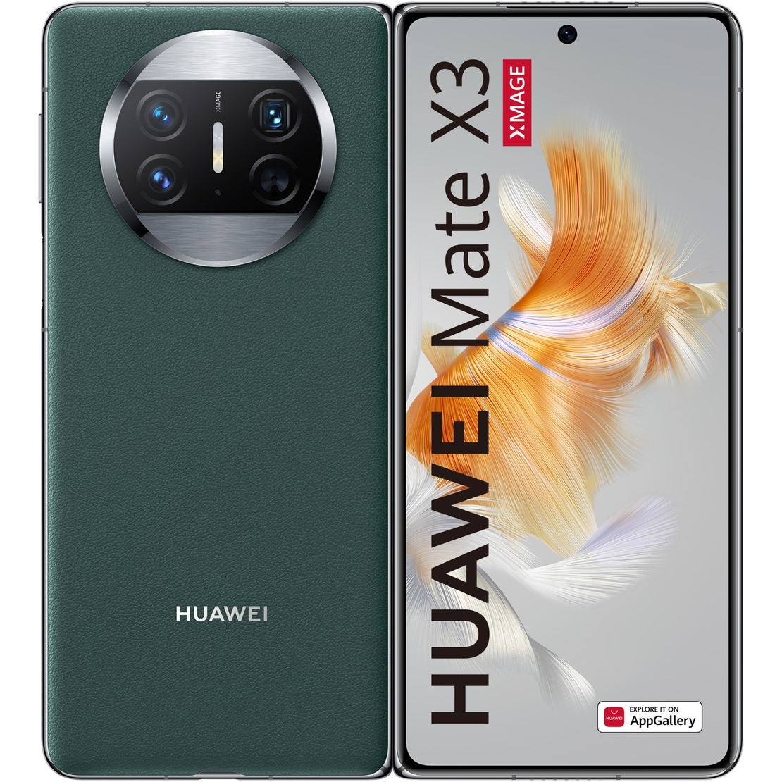 Смартфон Huawei Mate X3, 512GB, 12GB RAM, 4G, Dark Green