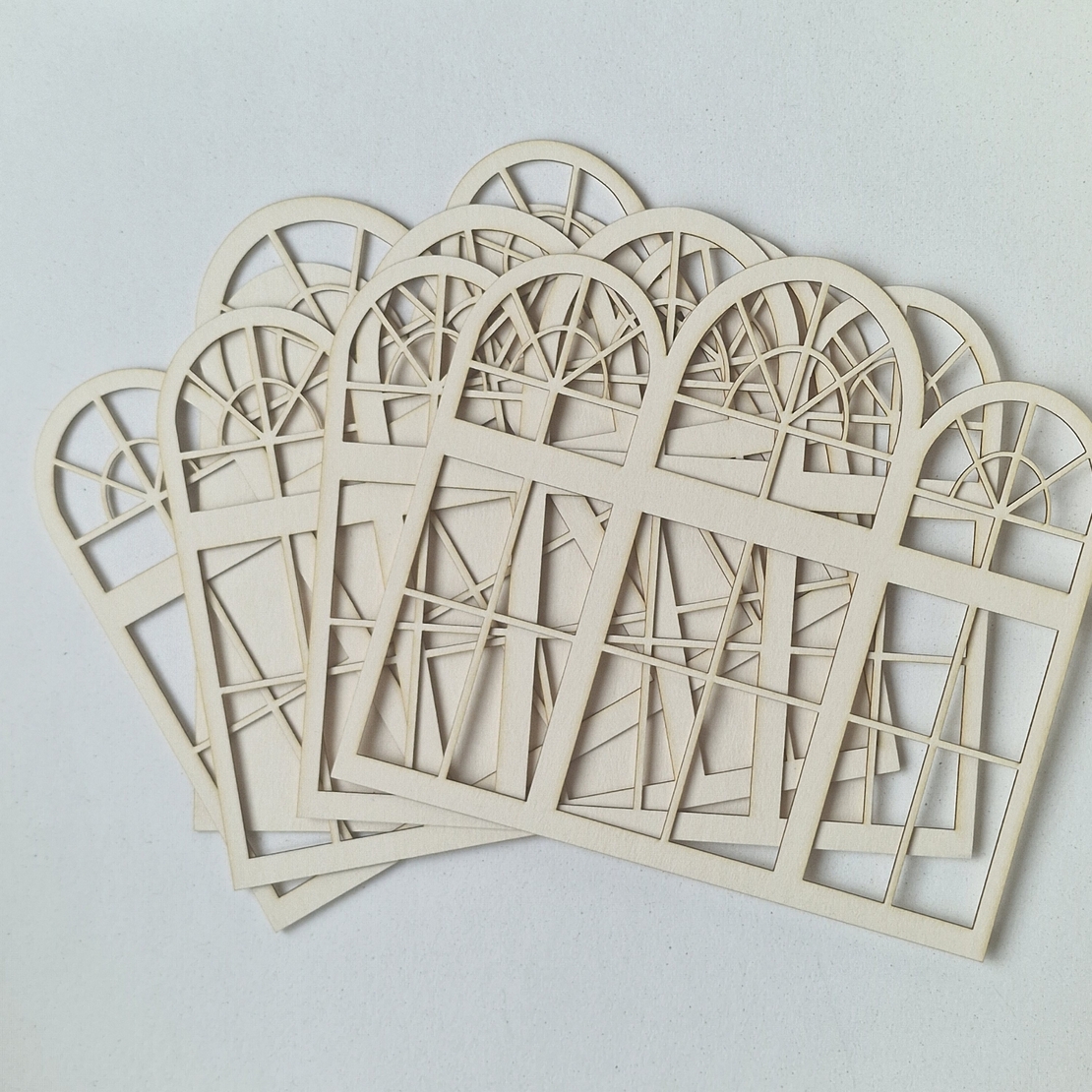 Chipborad Set of 4 Windows