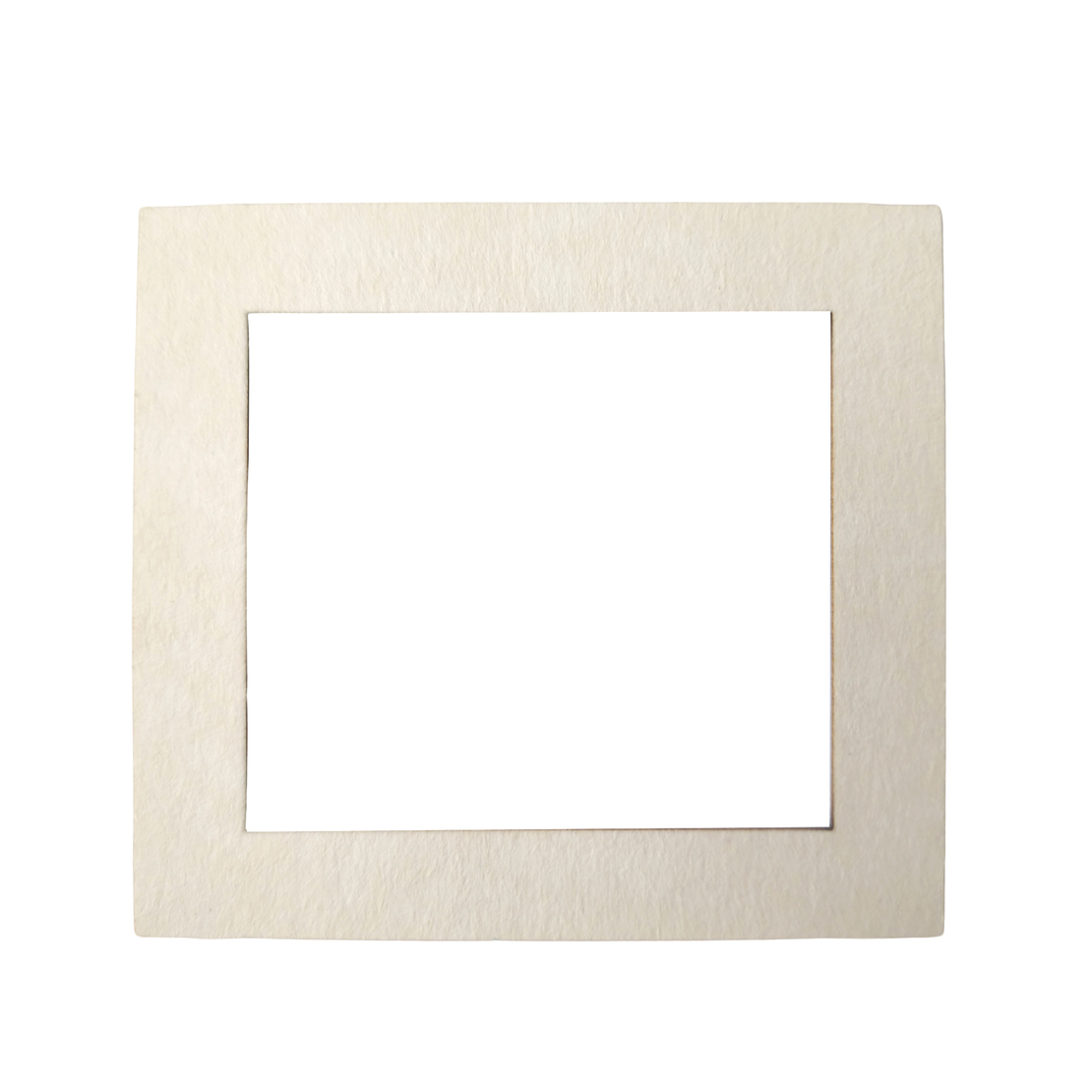 Chipboard silver rectangular frame
