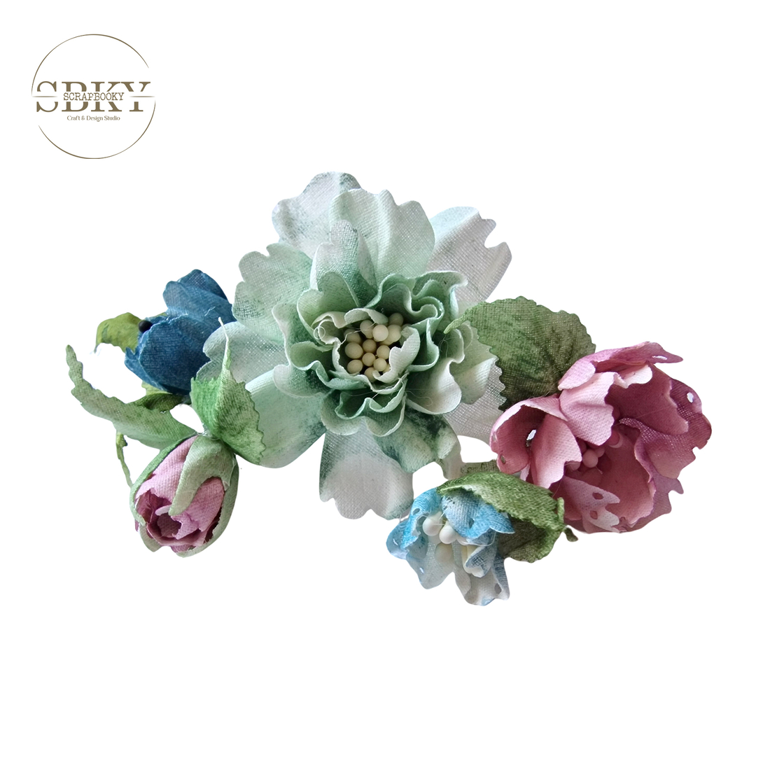 Handmade Flowers - Set of 5, N10