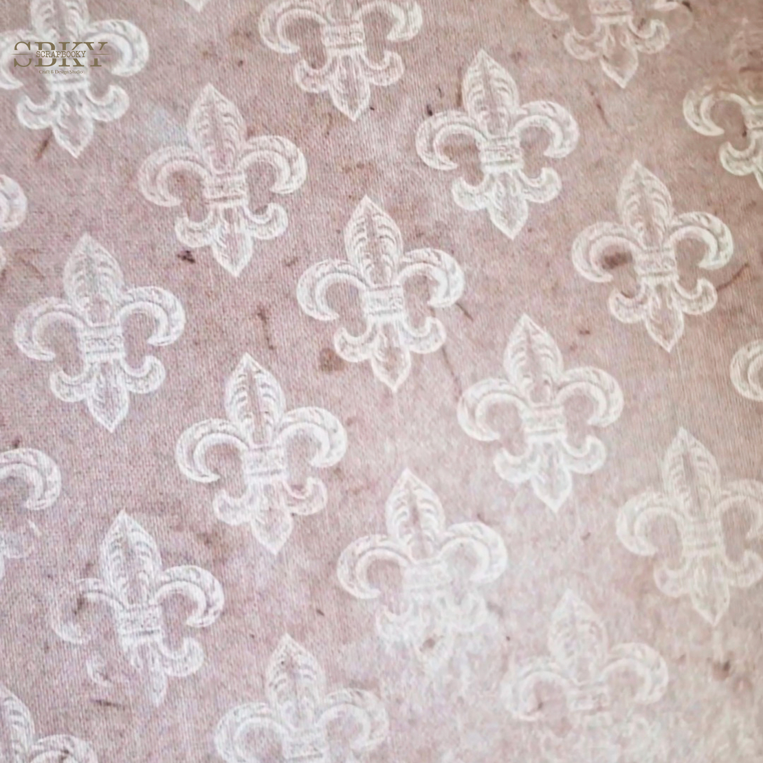 Bookbinding Canvas “Fleur de Rose” – 25x60 cm