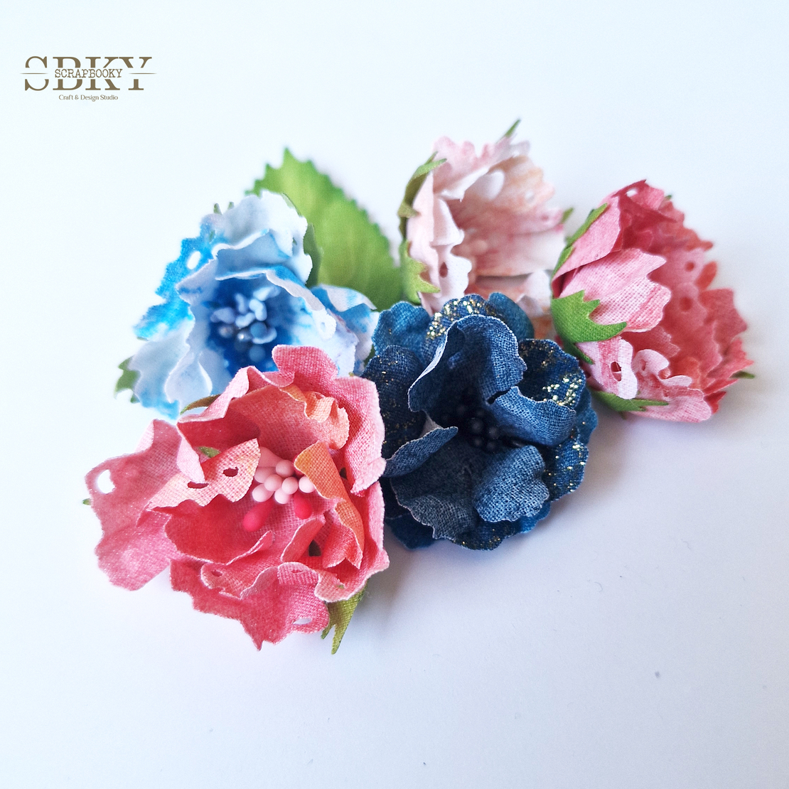Handmade Flowers ND - Set of 5, N4