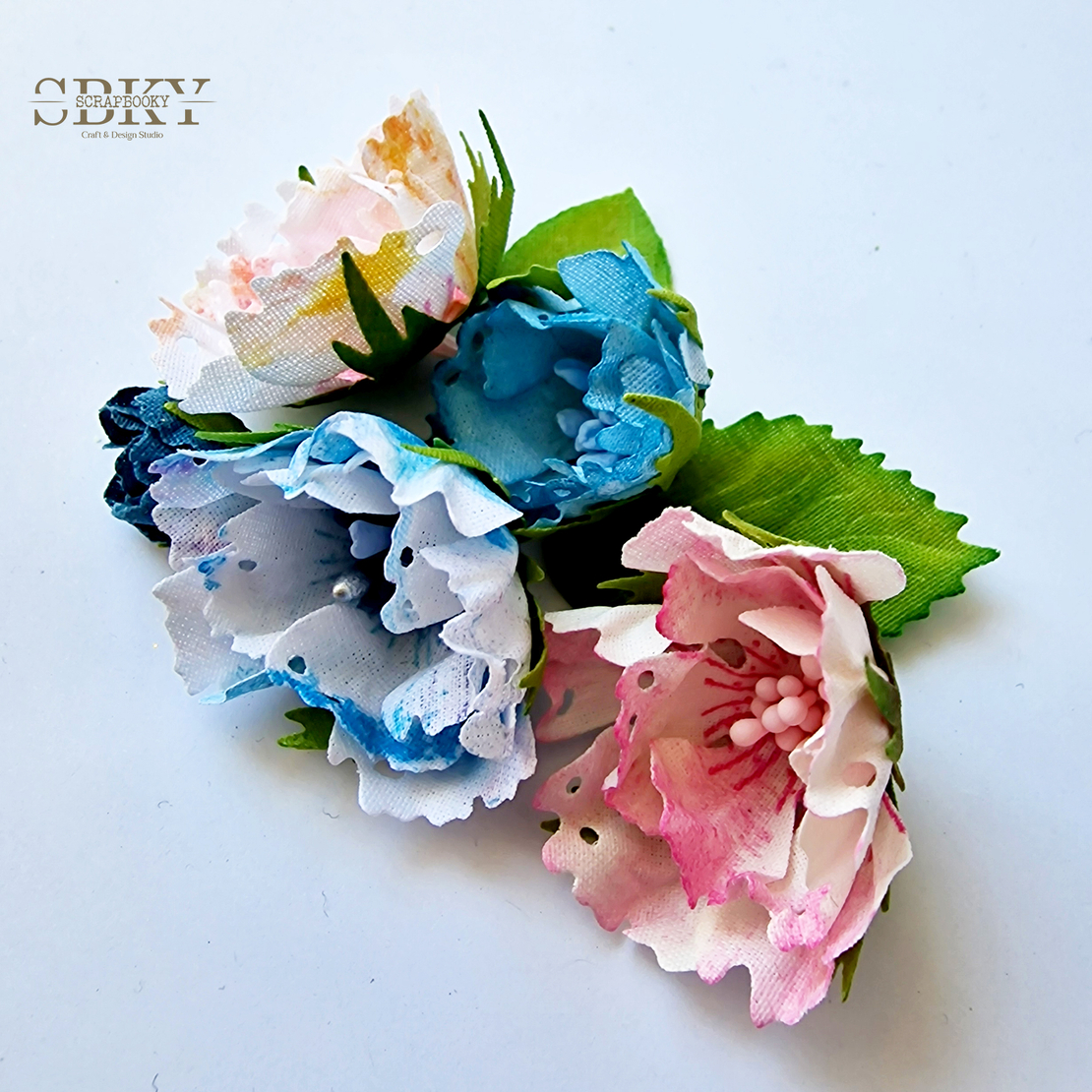 Handmade Flowers ND - Set of 5, N30