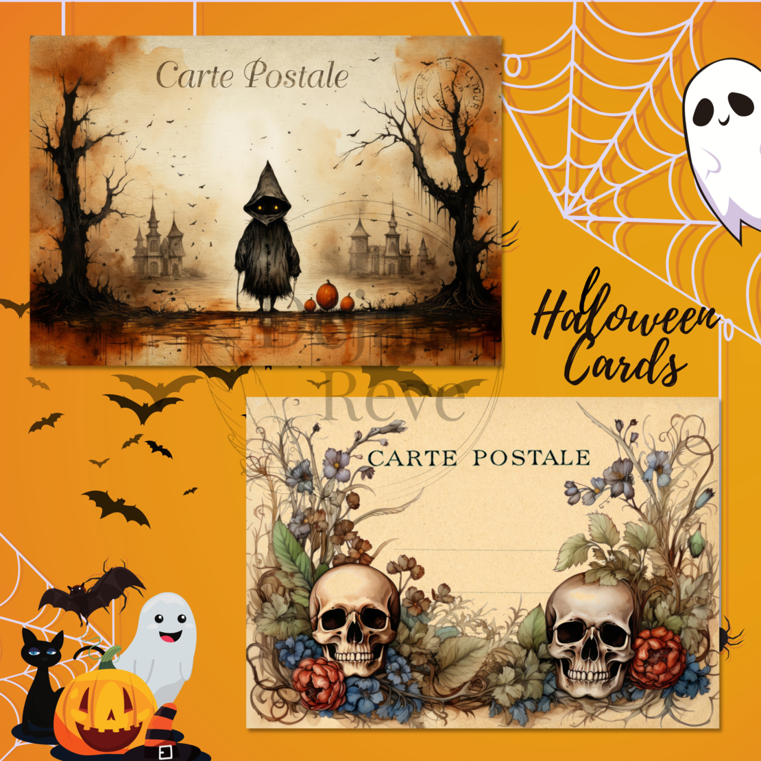 Digital Halloween Cards