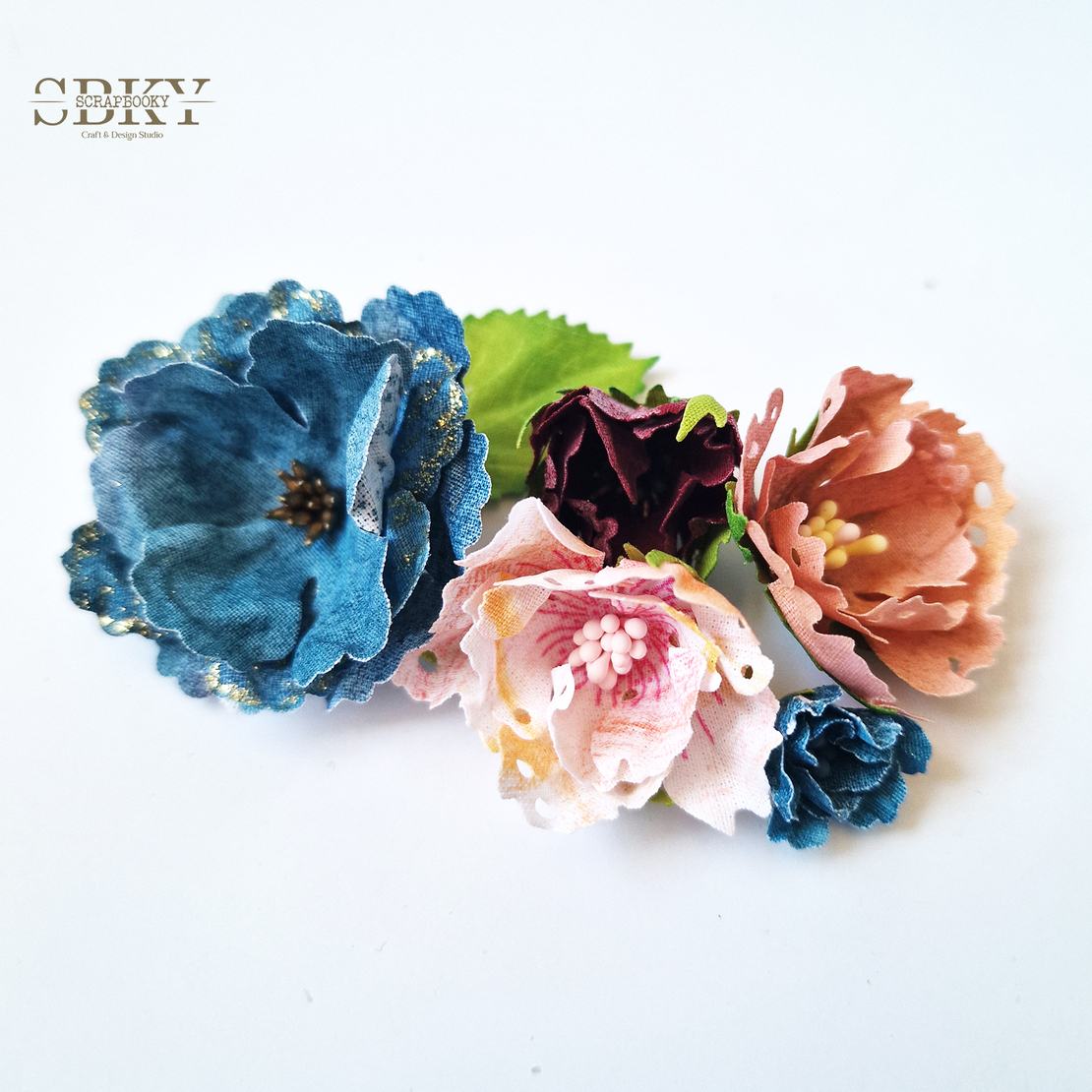 Handmade Flowers ND - Set of 5, N15
