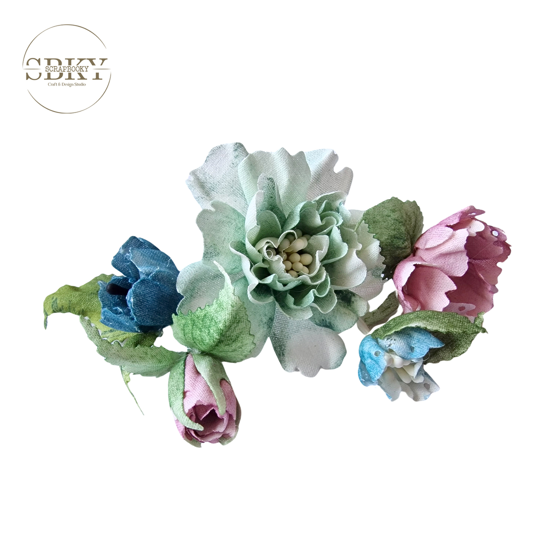 Handmade Flowers - Set of 5, N10