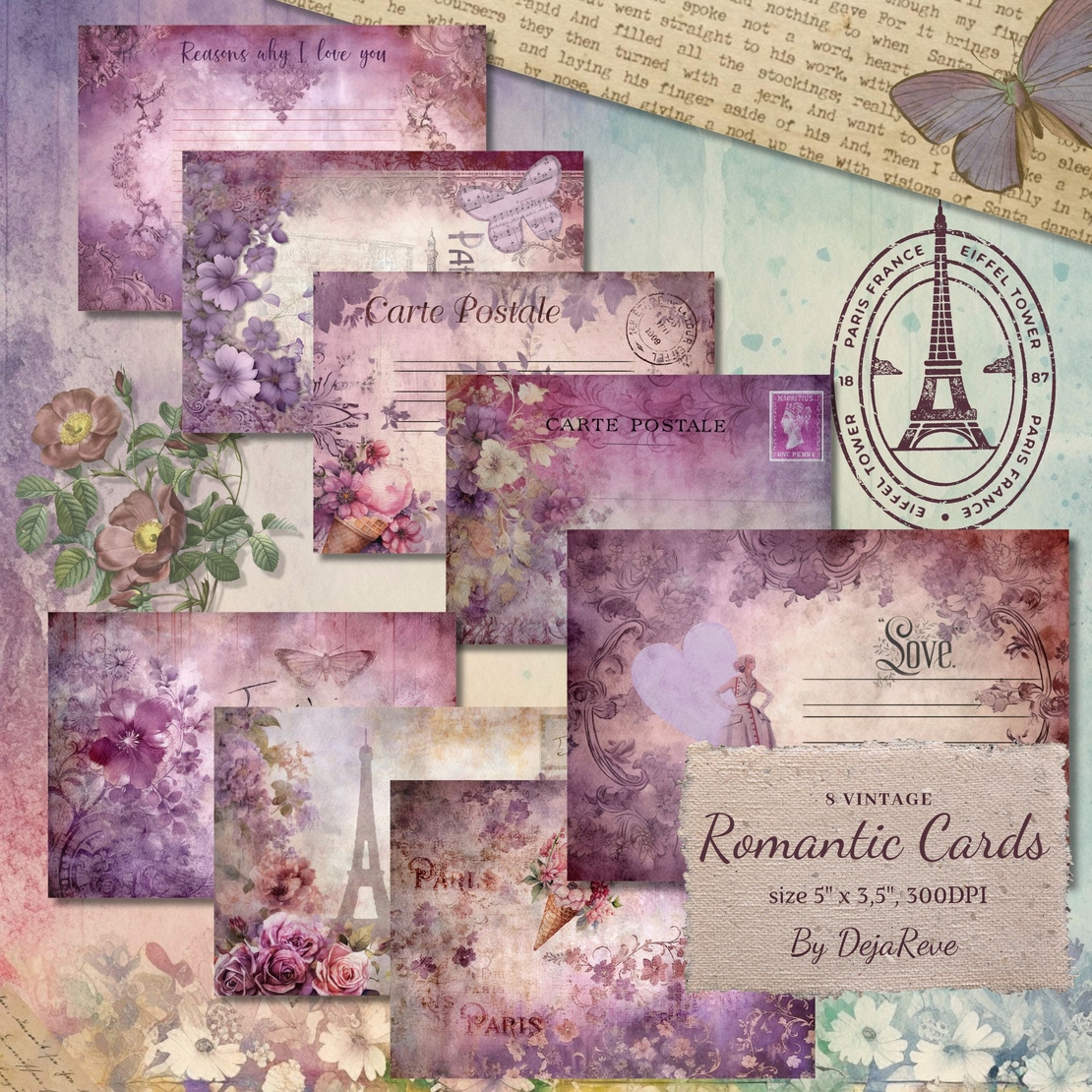 Digital Romantic Cards