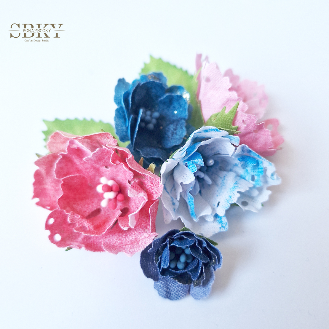 Handmade Flowers ND - Set of 5, N6