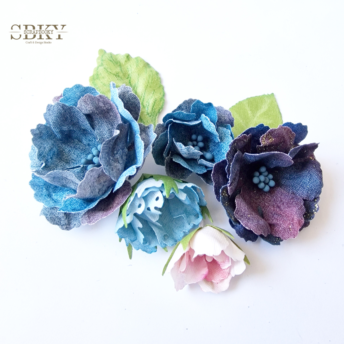 Handmade Flowers ND - Set of 5, N25