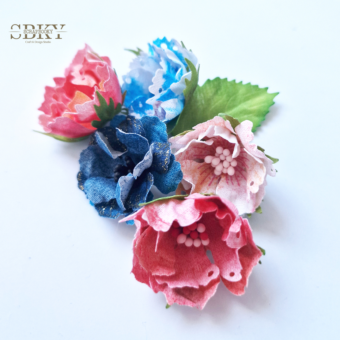 Handmade Flowers ND - Set of 5, N4