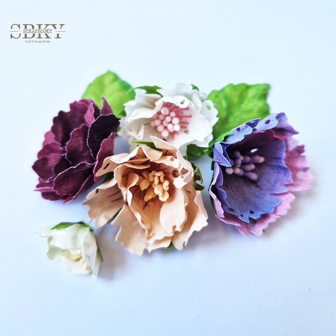 Handmade Flowers ND - Set of 5, N13