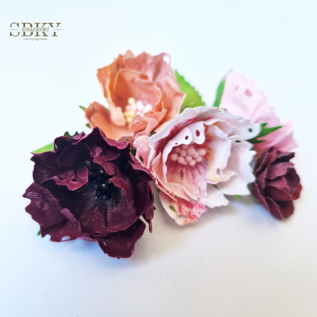 Handmade Flowers ND - Set of 5, N17