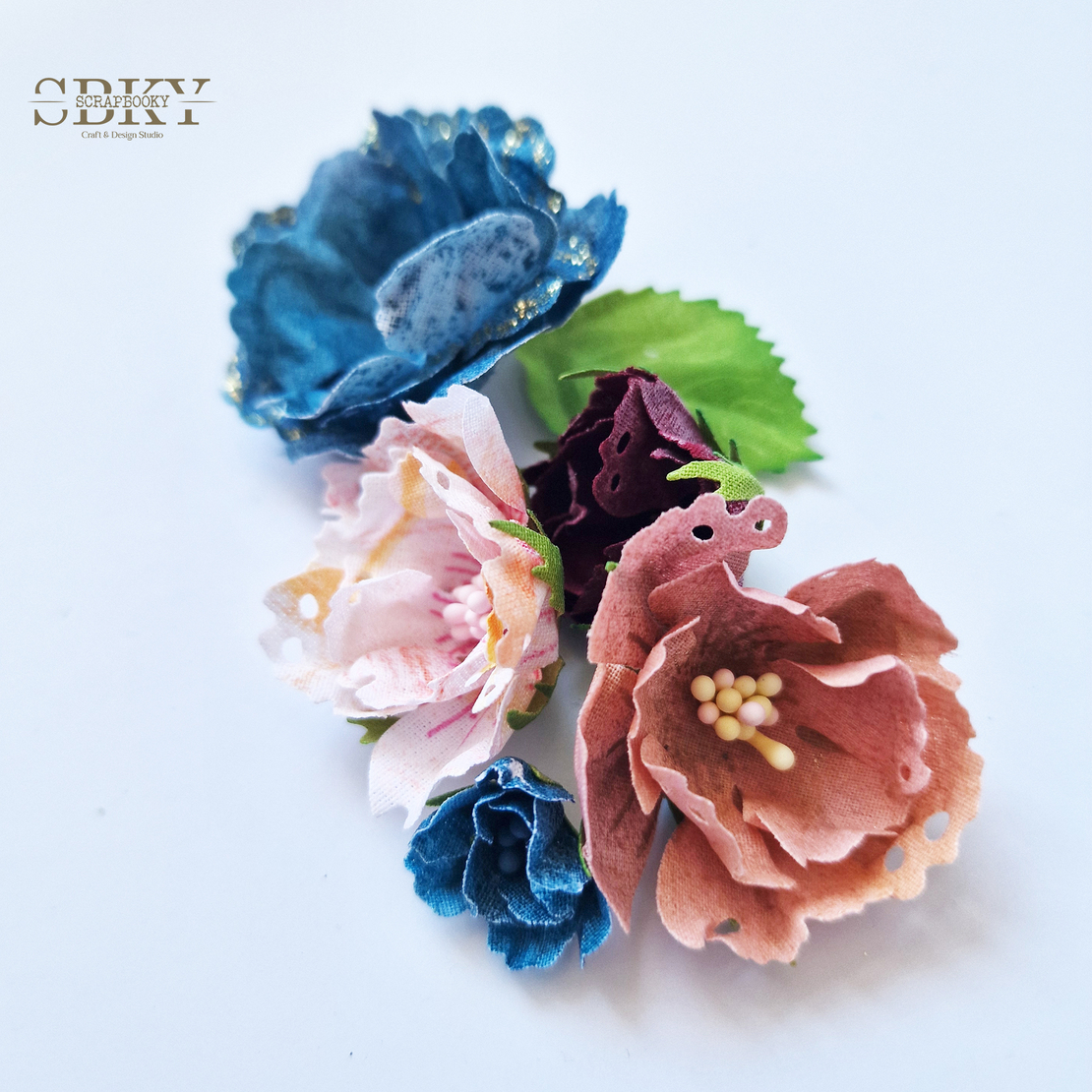 Handmade Flowers ND - Set of 5, N15