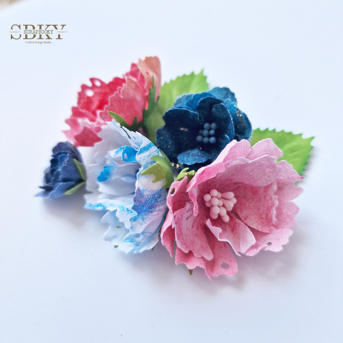 Handmade Flowers ND - Set of 5, N6