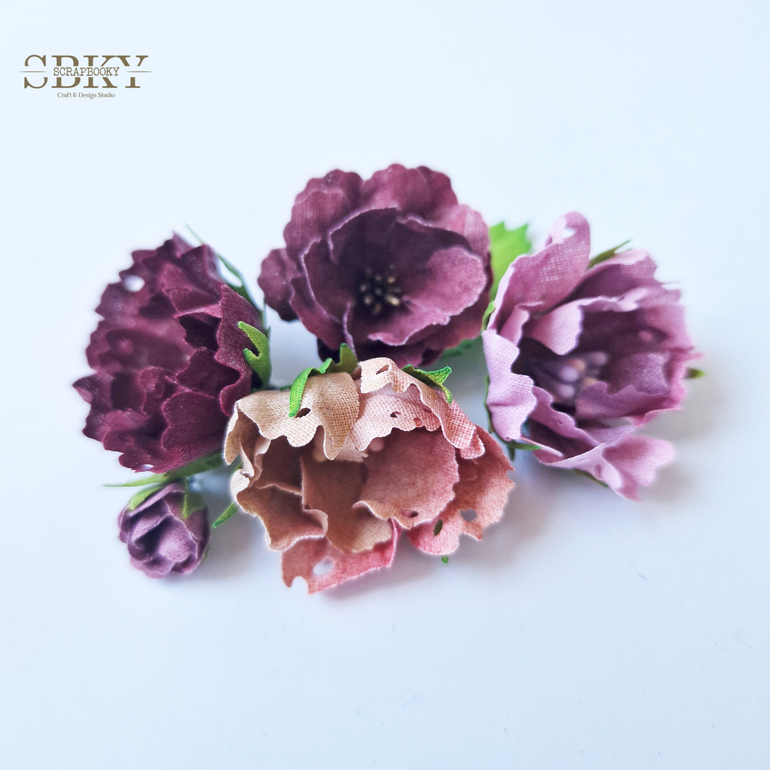 Handmade Flowers ND - Set of 5, N8