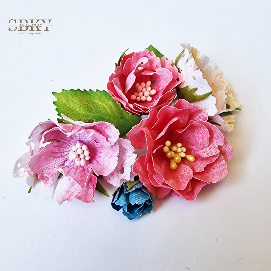 Handmade Flowers ND - Set of 5, N22