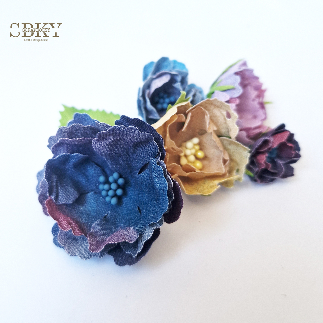 Handmade Flowers ND - Set of 5, N14