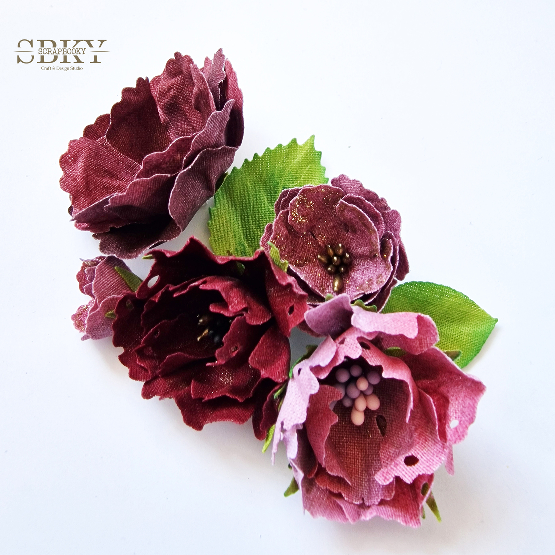 Handmade Flowers ND - Set of 5, N20