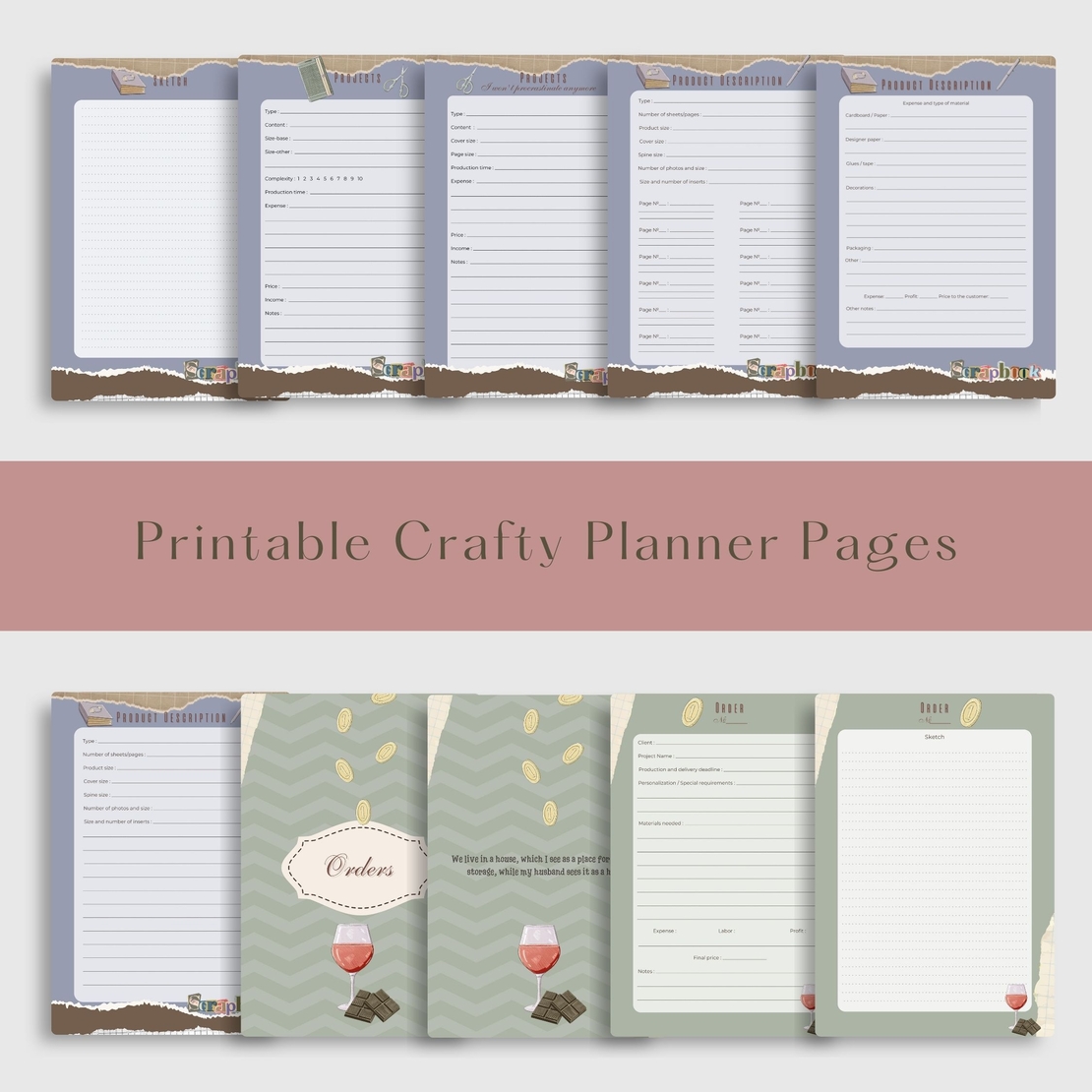 Digital Pages For Planner 