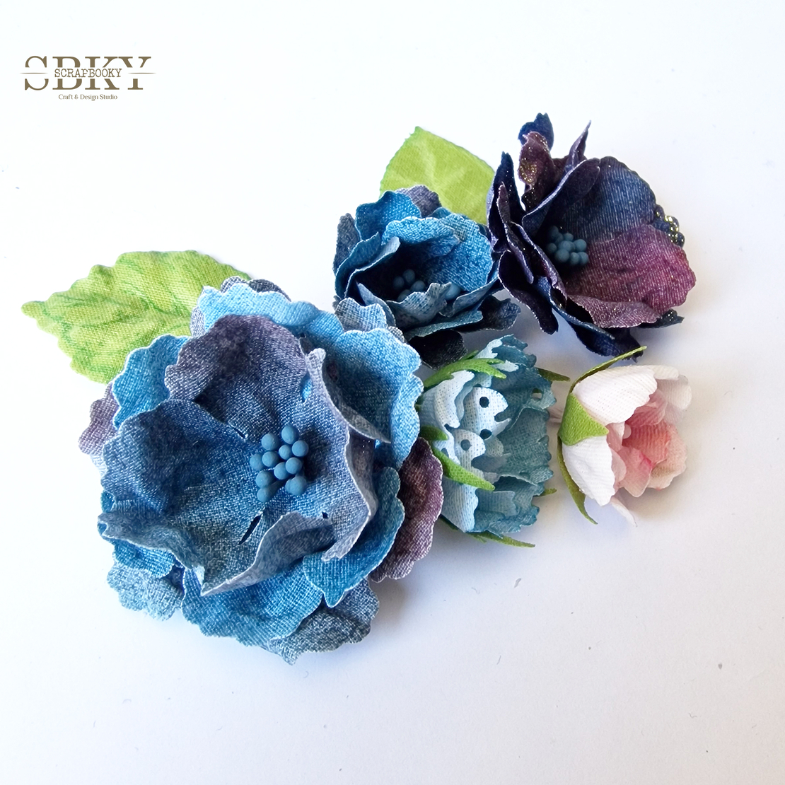 Handmade Flowers ND - Set of 5, N25