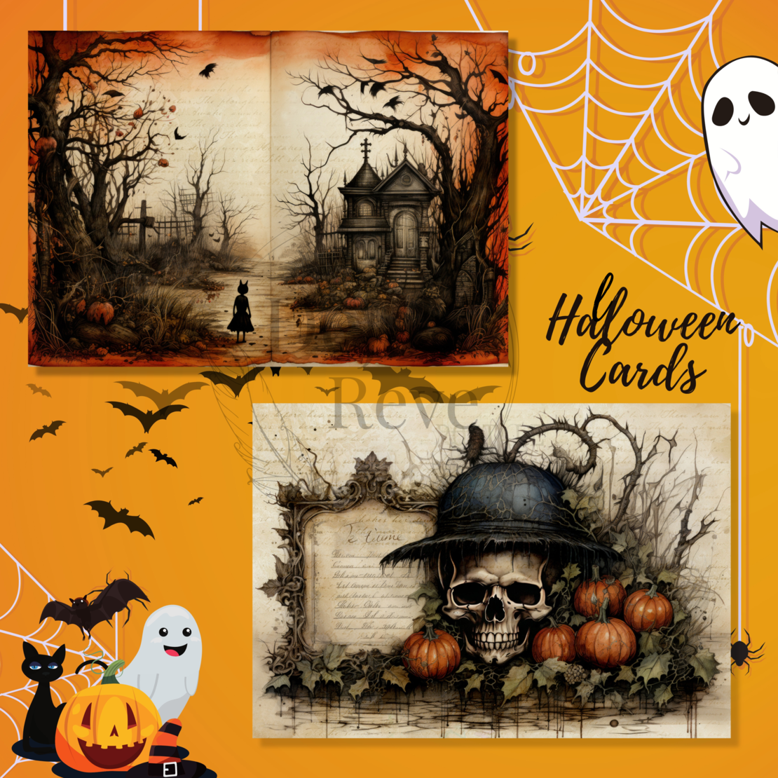 Digital Halloween Cards