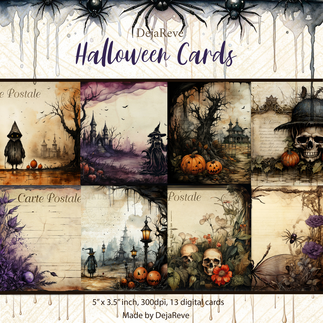 Digital Halloween Cards